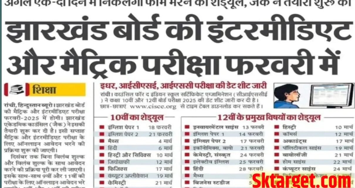 JAC Class 10th Exam Date 2026 Out